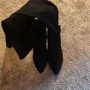 Unisa Black Over the Knee Boots